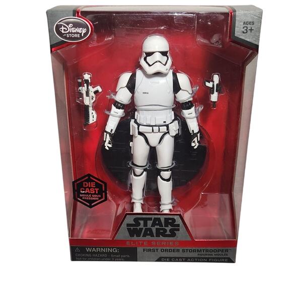 Disney Star Wars Elite Series First Order Stormtrooper Diecast Action Figure New - Picture 1 of 8